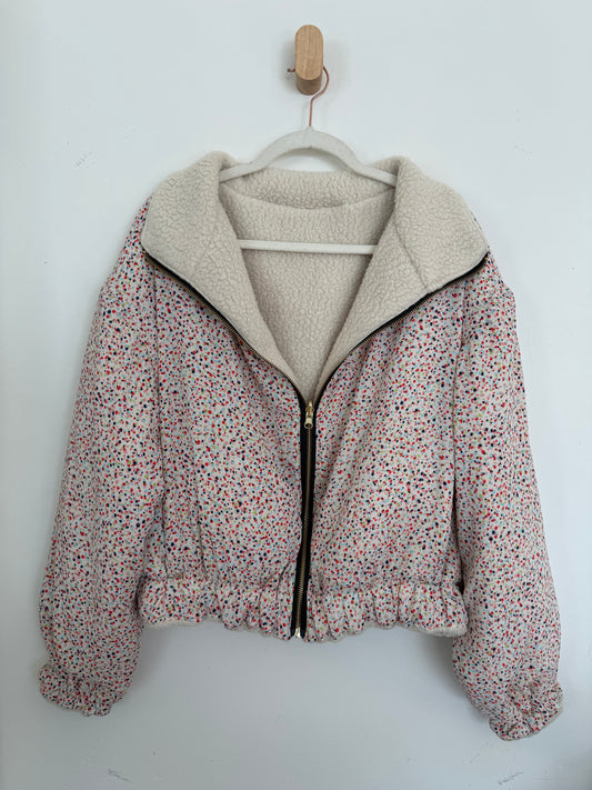 Reversible Upcycled Jacket - Cozy, Oversized & Handmade in San Diego