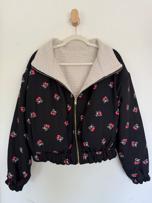 Reversible Upcycled Jacket - Cozy, Oversized & Handmade in San Diego