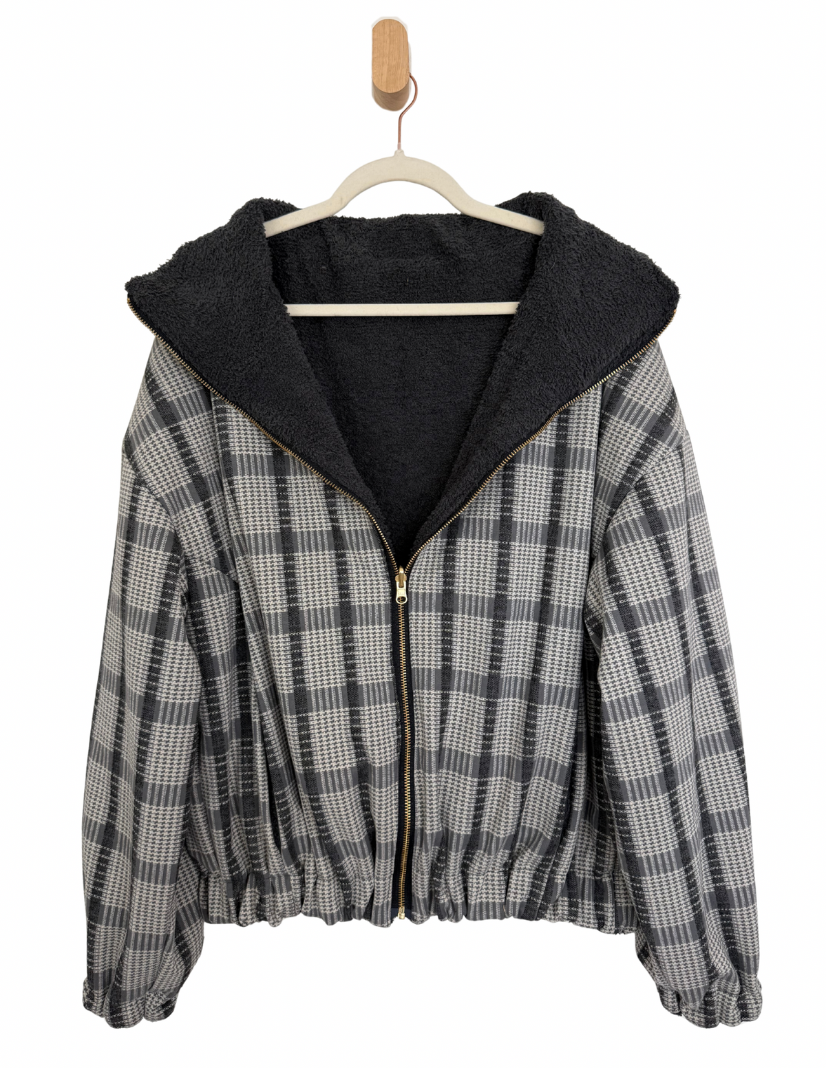Reversible Upcycled Jacket - Cozy, Oversized & Handmade in San Diego