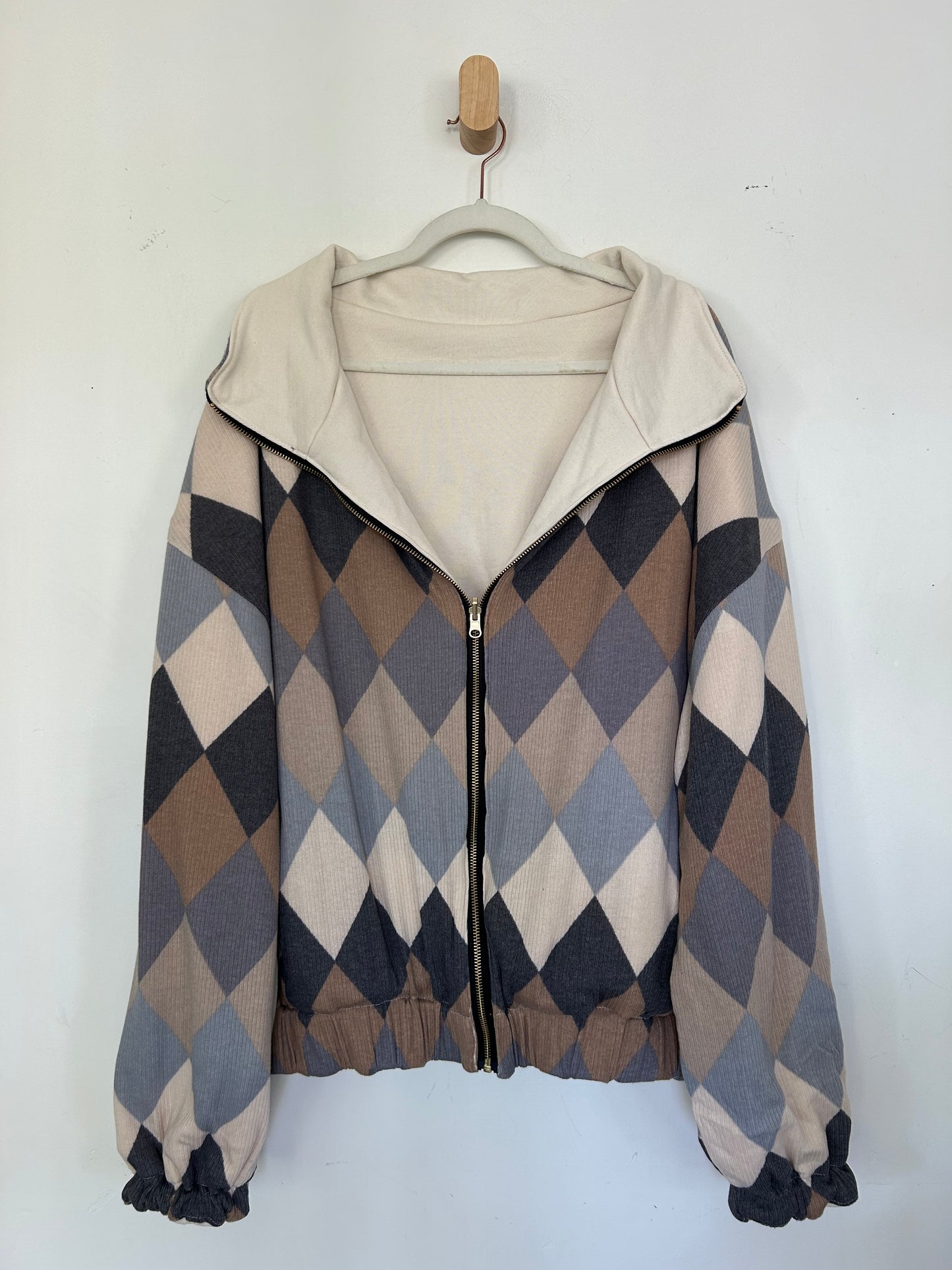 Reversible Upcycled Jacket - Cozy, Oversized & Handmade in San Diego