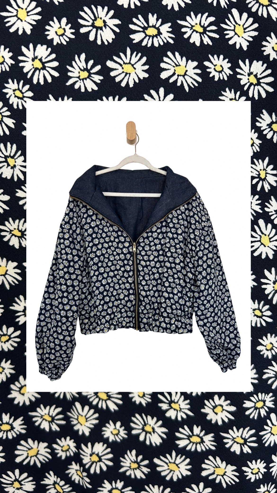 Reversible Upcycled Jacket - Cozy, Oversized & Handmade in San Diego