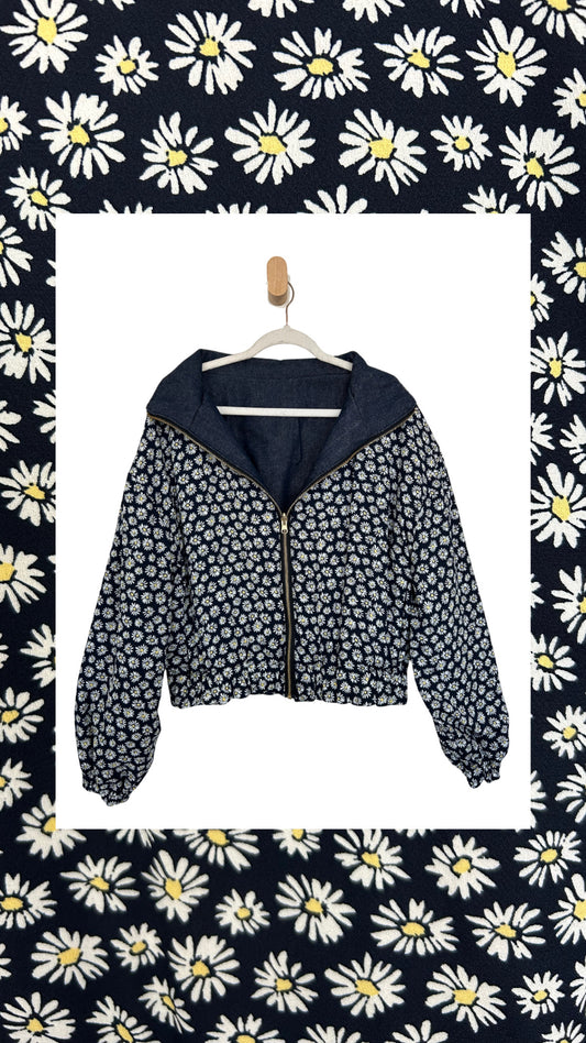 Reversible Upcycled Jacket - Cozy, Oversized & Handmade in San Diego