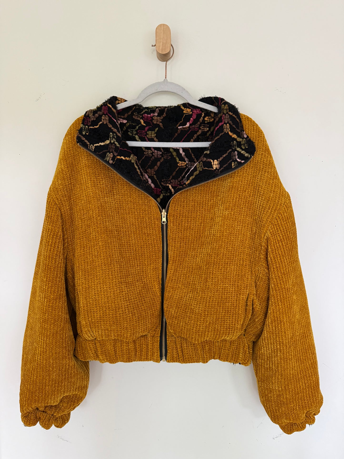 Reversible Upcycled Jacket - Cozy, Oversized & Handmade in San Diego