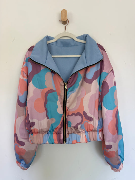 Reversible Upcycled Jacket - Cozy, Oversized & Handmade in San Diego