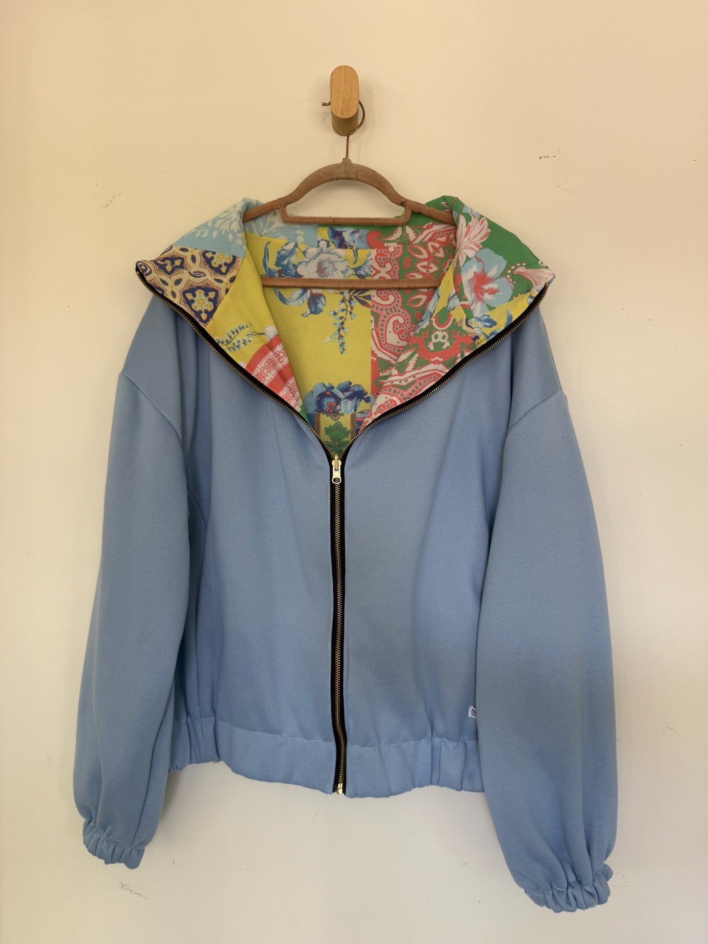 Reversible Upcycled Jacket - Cozy, Oversized & Handmade in San Diego