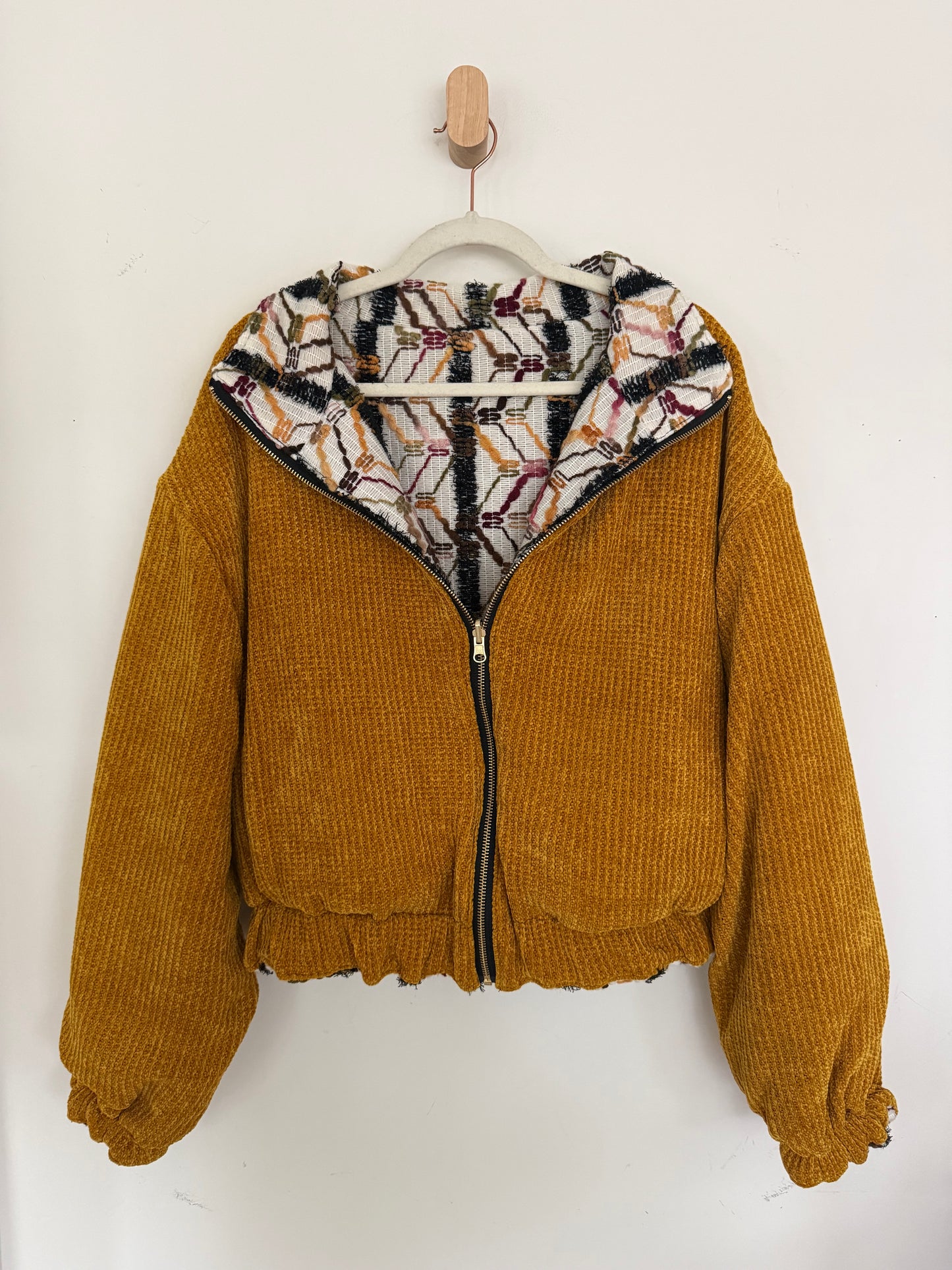 Reversible Upcycled Jacket - Cozy, Oversized & Handmade in San Diego