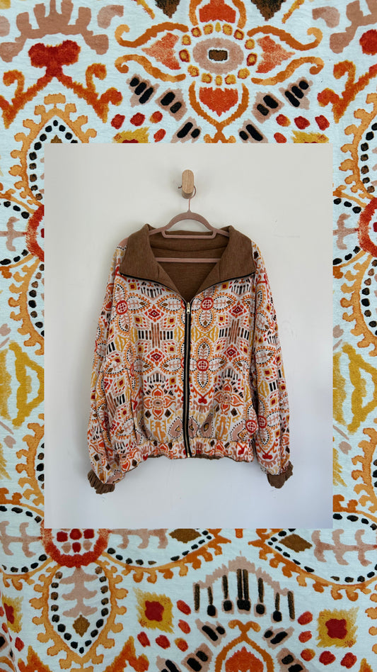 Reversible Upcycled Jacket - Cozy, Oversized & Handmade in San Diego
