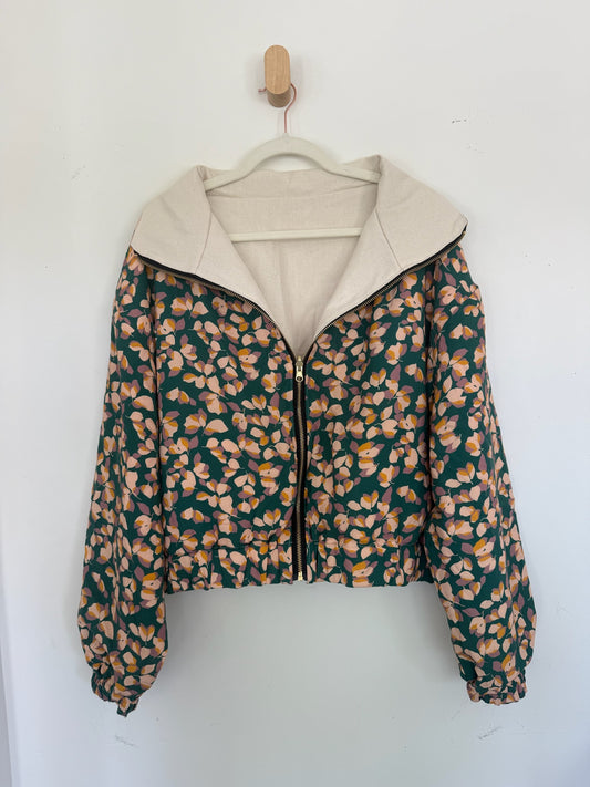Reversible Upcycled Jacket - Cozy, Oversized & Handmade in San Diego