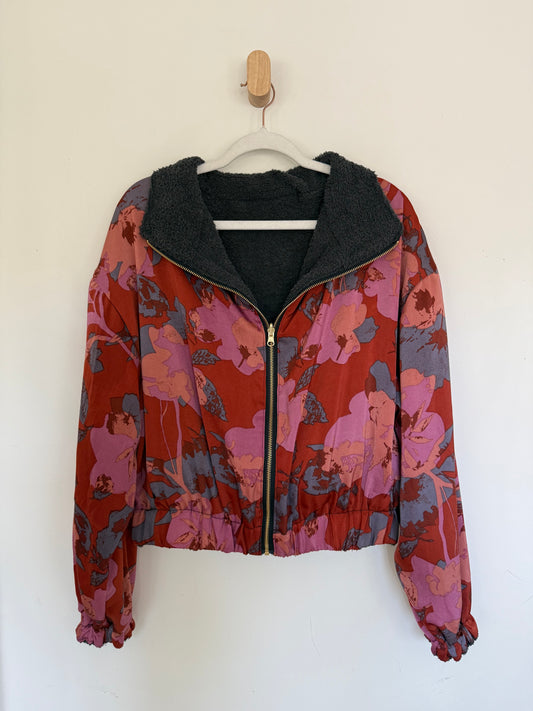 Reversible Upcycled Jacket - Cozy, Oversized & Handmade in San Diego