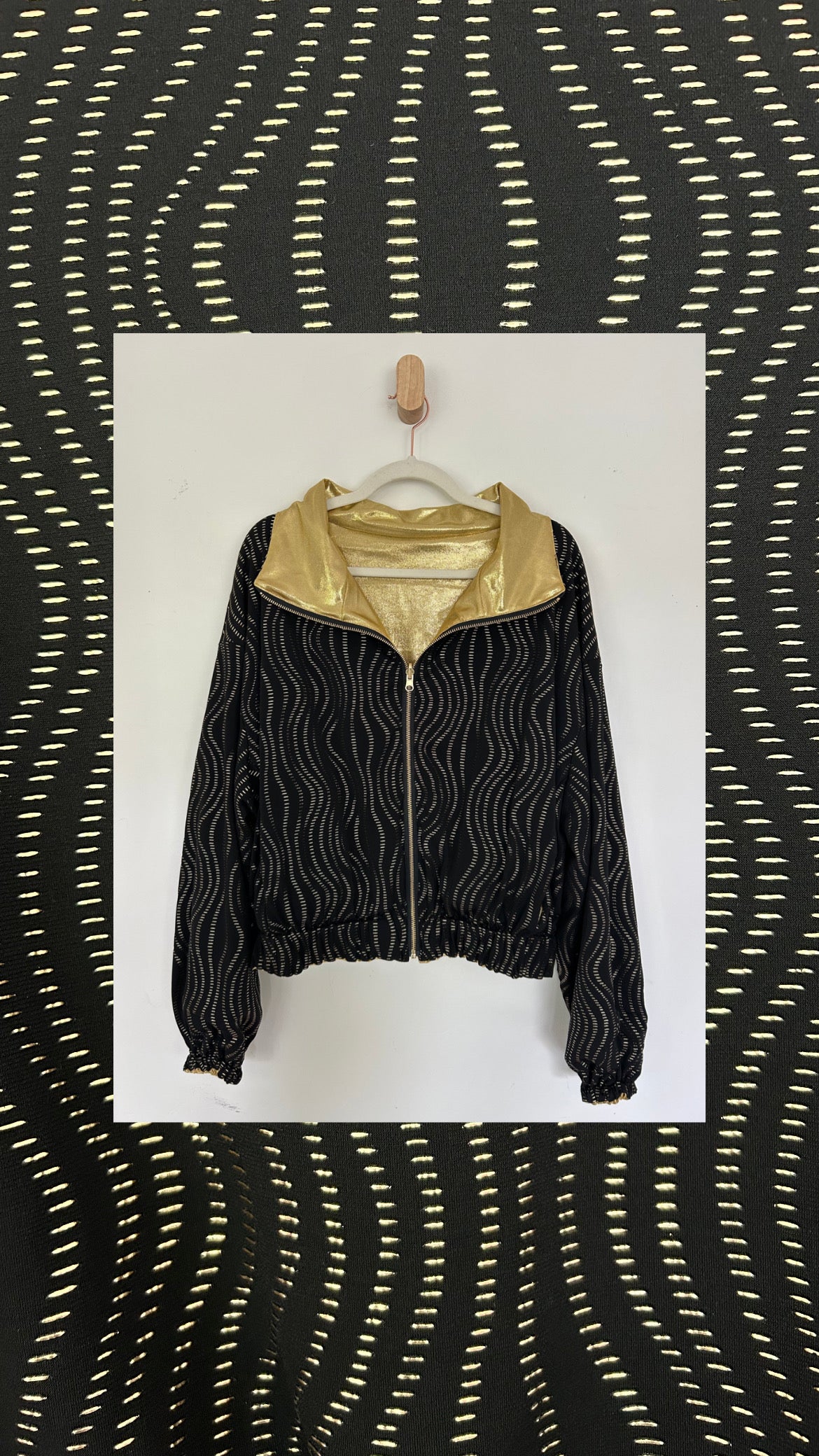 Reversible Upcycled Jacket - Cozy, Oversized & Handmade in San Diego