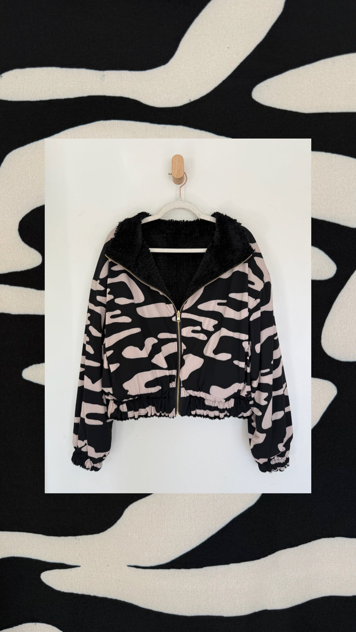 Reversible Upcycled Jacket - Cozy, Oversized & Handmade in San Diego