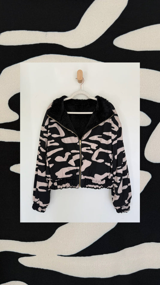 Reversible Upcycled Jacket - Cozy, Oversized & Handmade in San Diego
