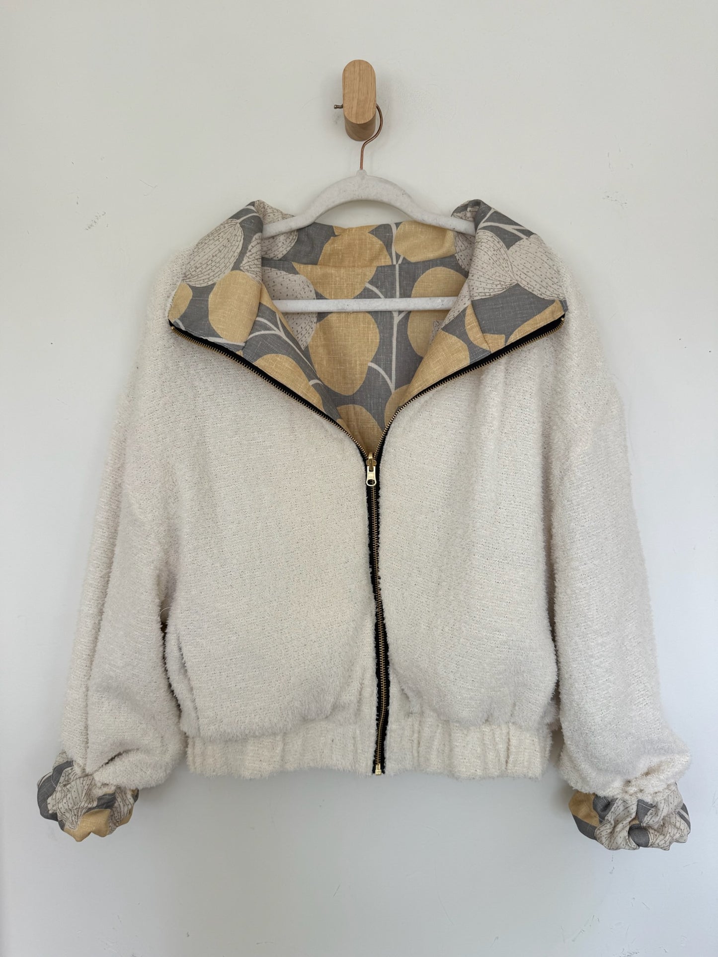 Reversible Upcycled Jacket - Cozy, Oversized & Handmade in San Diego