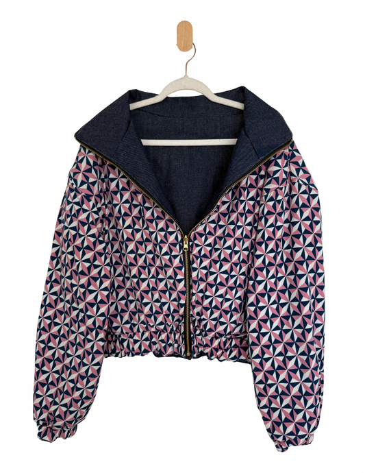 Reversible Upcycled Jacket - Cozy, Oversized & Handmade in San Diego