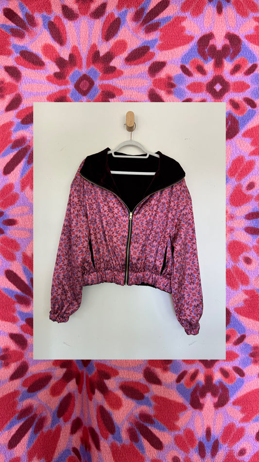 Reversible Upcycled Jacket - Cozy, Oversized & Handmade in San Diego