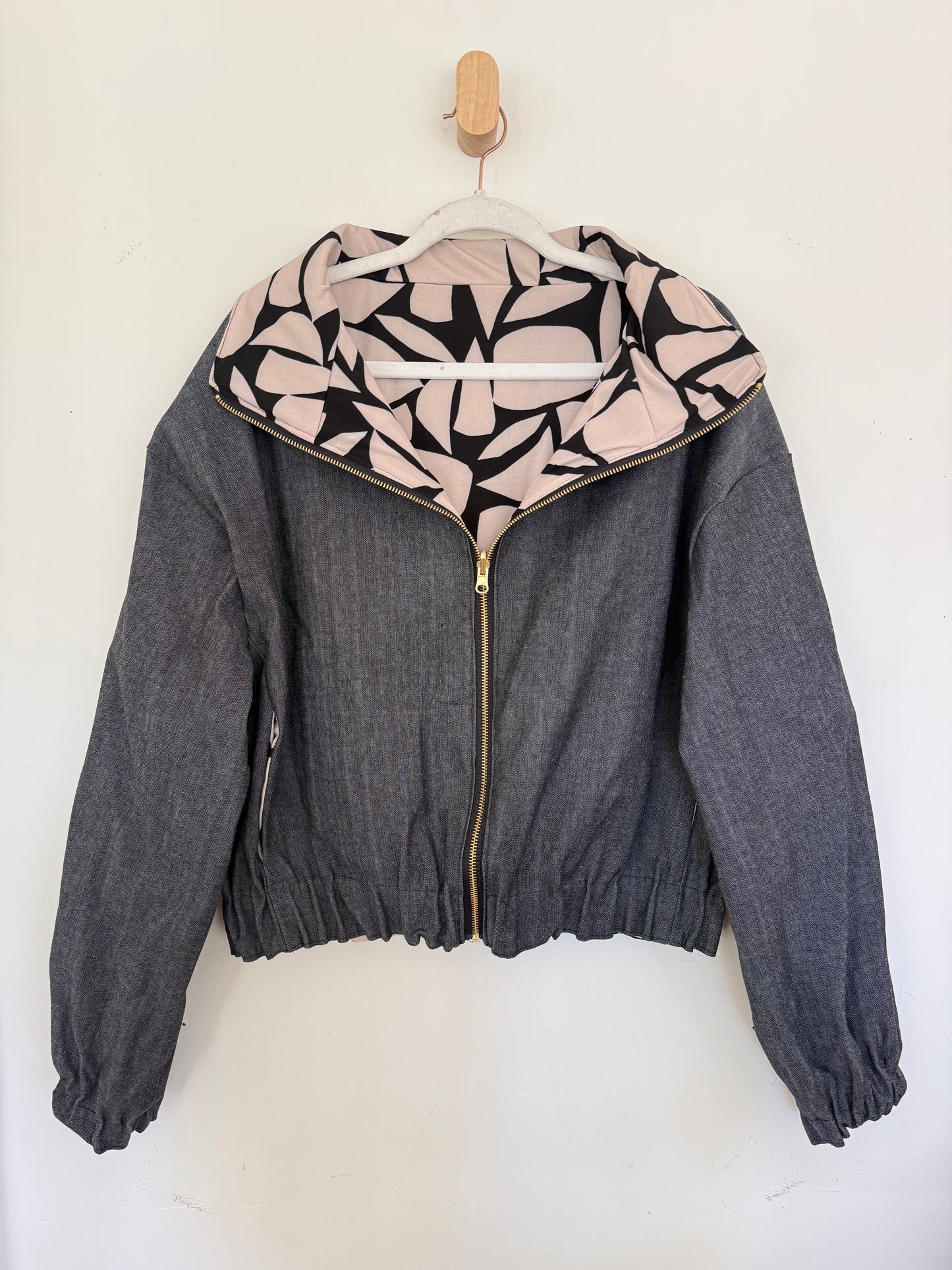 Reversible Upcycled Jacket - Cozy, Oversized & Handmade in San Diego