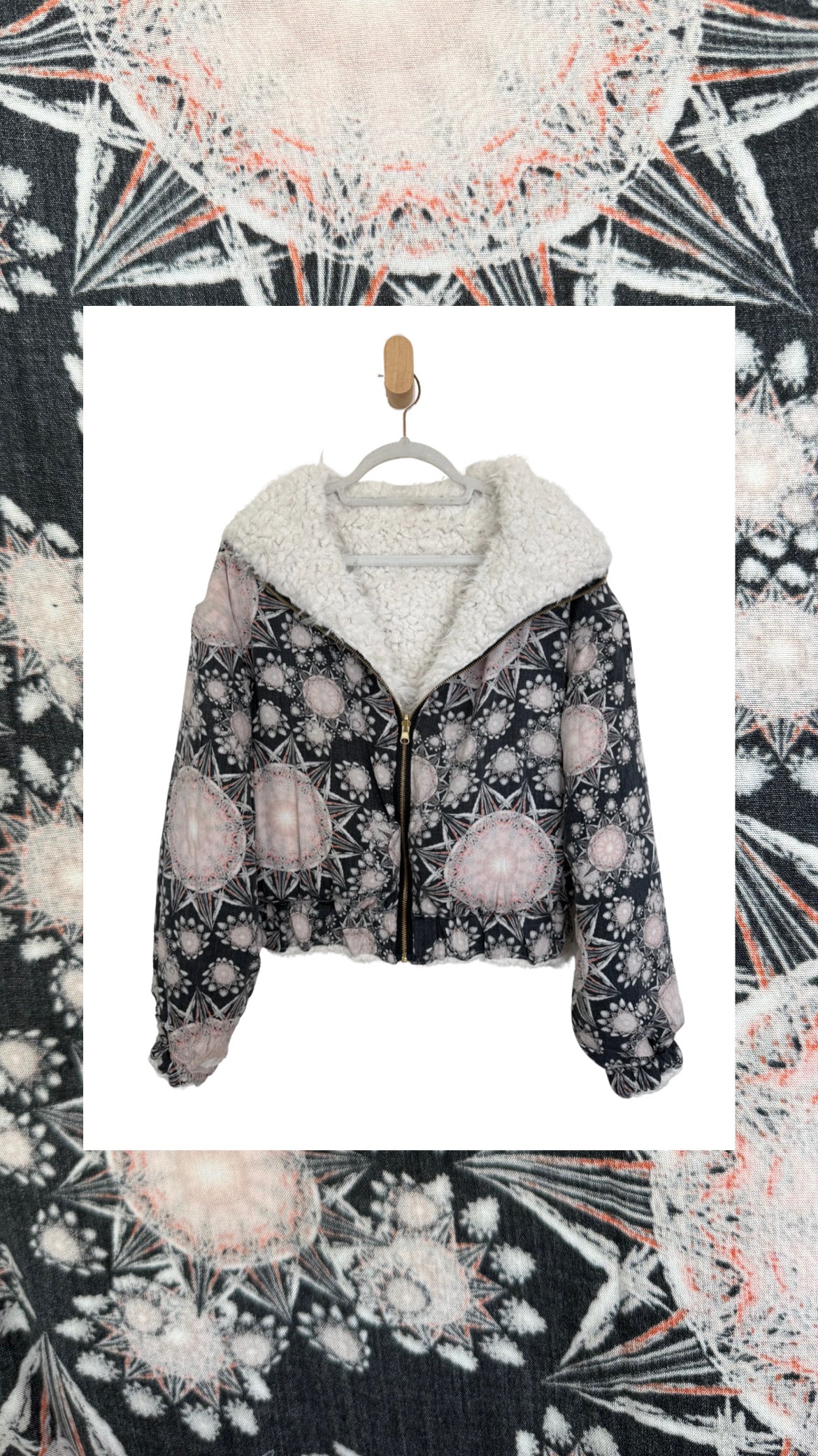 Reversible Upcycled Jacket - Cozy, Oversized & Handmade in San Diego