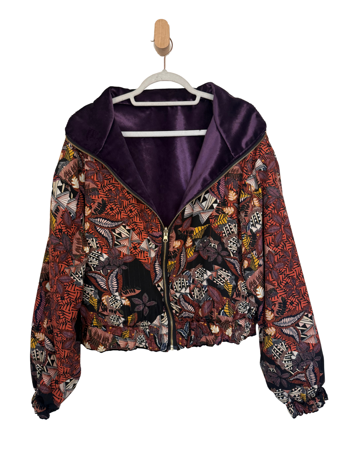Reversible Upcycled Jacket - Cozy, Oversized & Handmade in San Diego