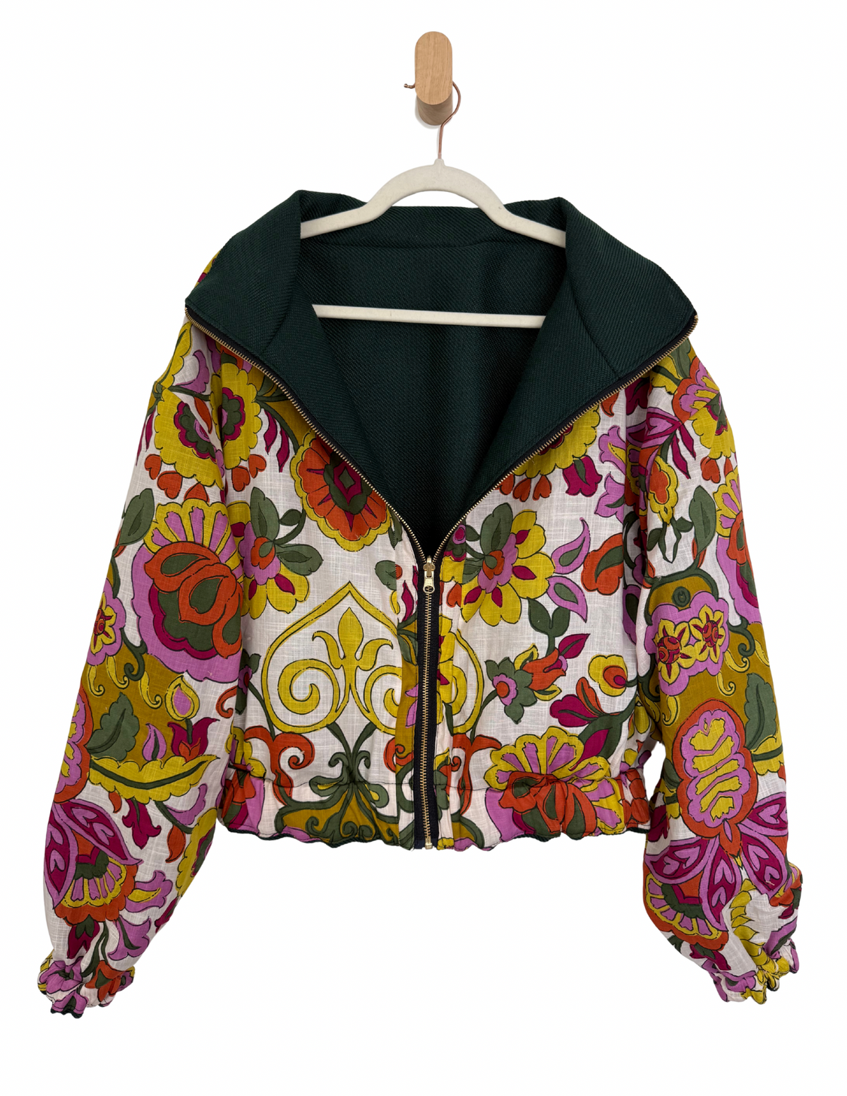 Reversible Upcycled Jacket - Cozy, Oversized & Handmade in San Diego