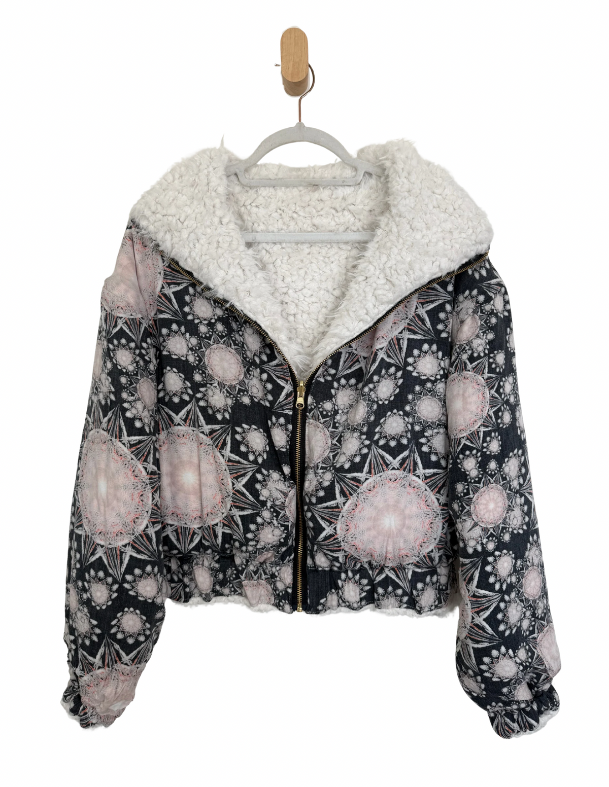 Reversible Upcycled Jacket - Cozy, Oversized & Handmade in San Diego