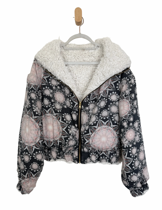 Reversible Upcycled Jacket - Cozy, Oversized & Handmade in San Diego