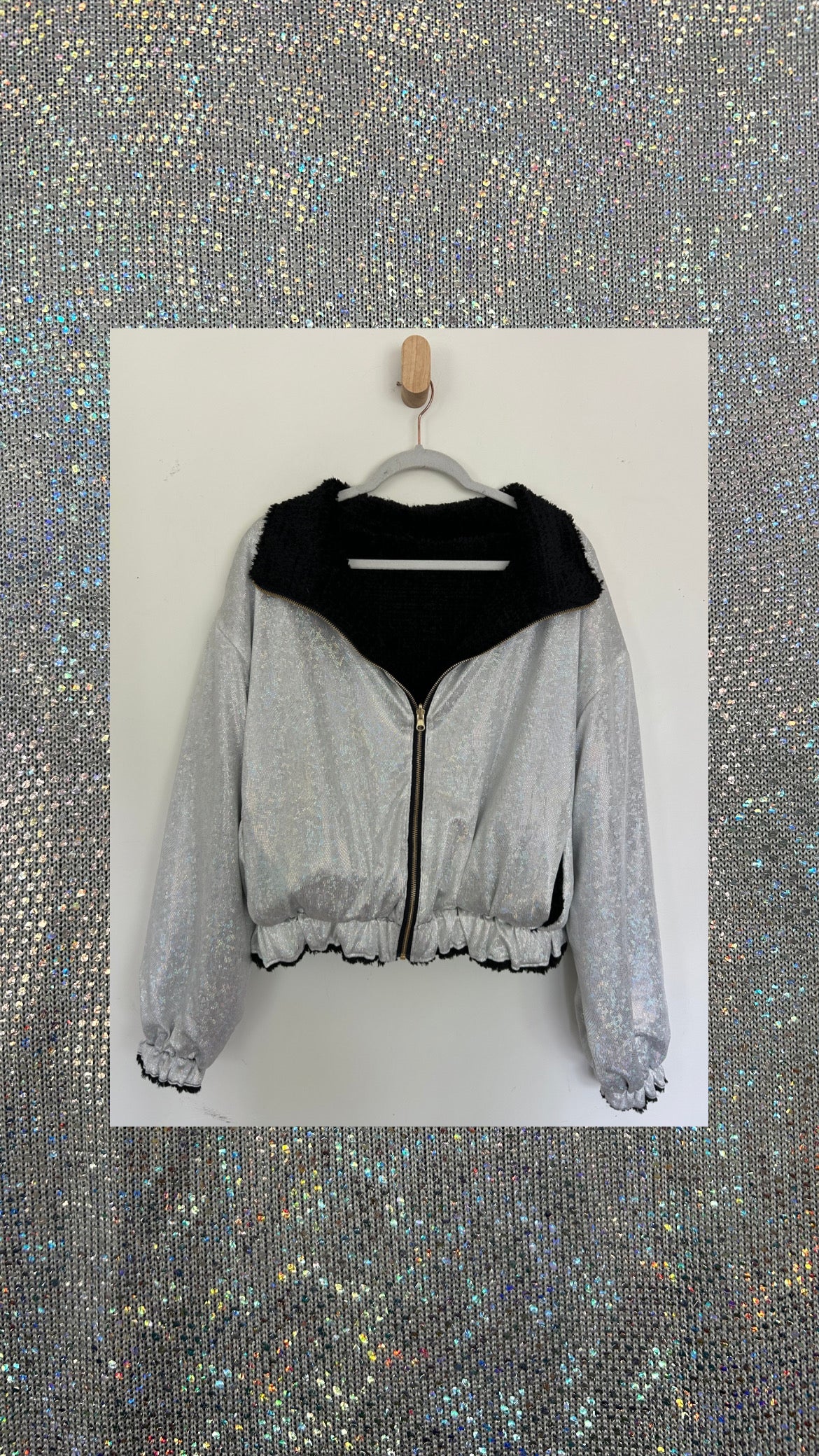 Reversible Upcycled Jacket - Cozy, Oversized & Handmade in San Diego