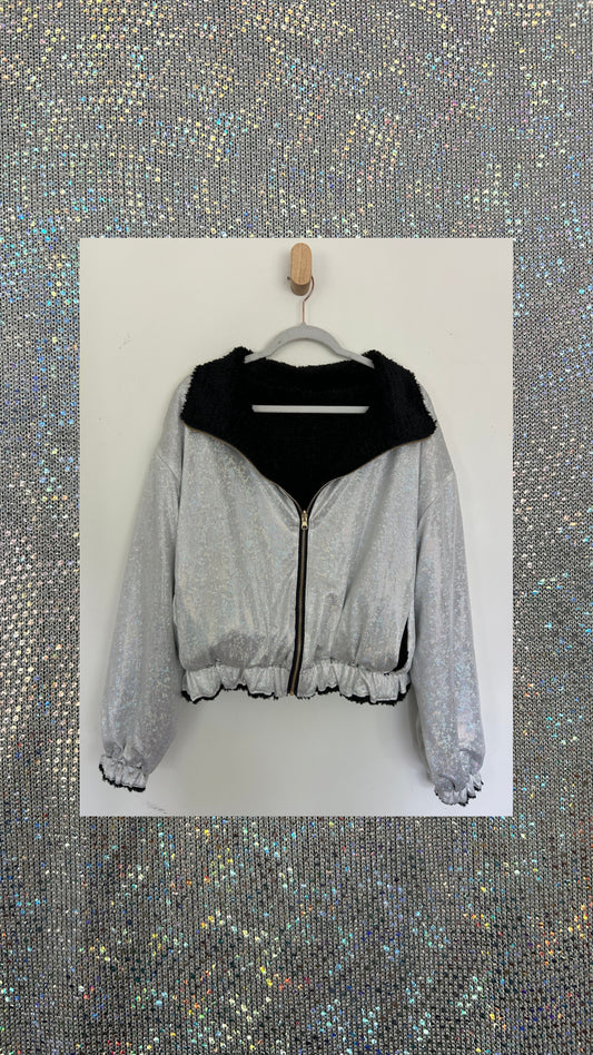 Reversible Upcycled Jacket - Cozy, Oversized & Handmade in San Diego