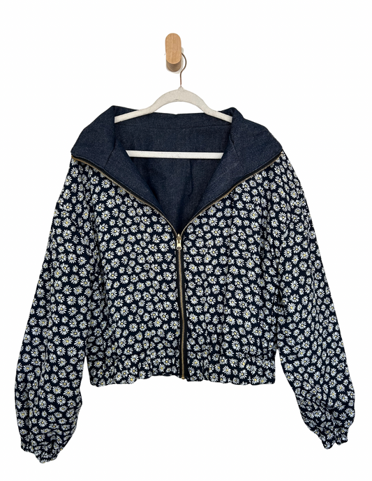 Reversible Upcycled Jacket - Cozy, Oversized & Handmade in San Diego