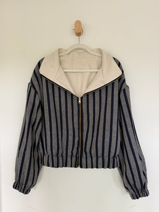 Reversible Upcycled Jacket - Cozy, Oversized & Handmade in San Diego
