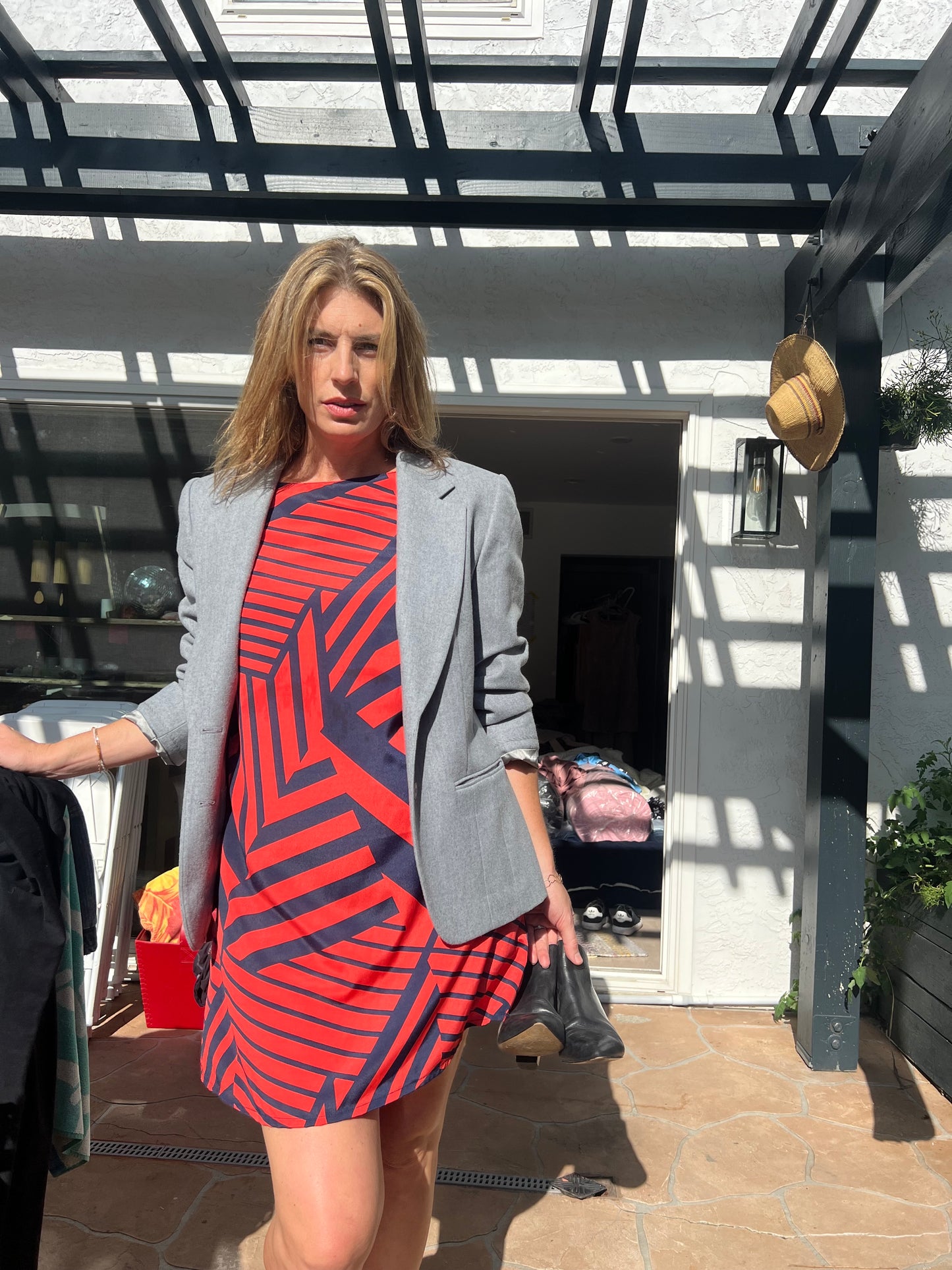 Geometric Kennedy Dress