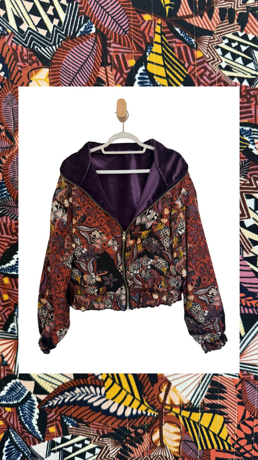 Reversible Upcycled Jacket - Cozy, Oversized & Handmade in San Diego