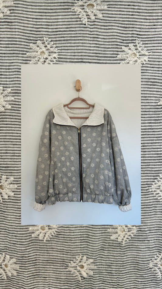 Reversible Upcycled Jacket - Cozy, Oversized & Handmade in San Diego