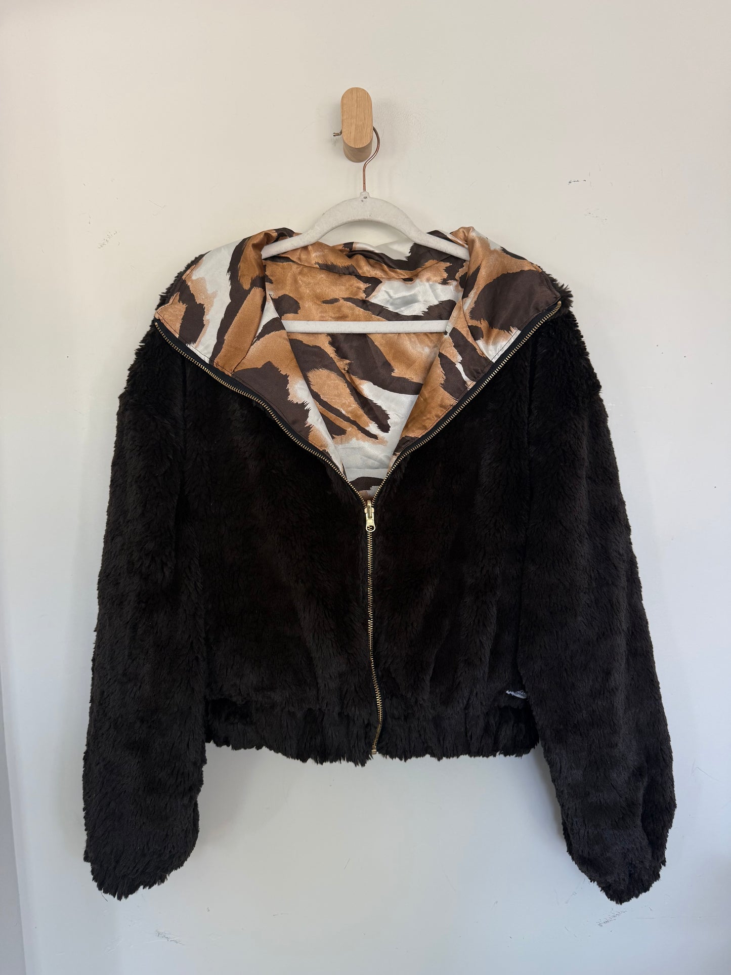 Reversible Upcycled Jacket - Cozy, Oversized & Handmade in San Diego