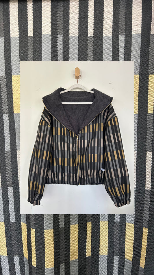 Reversible Upcycled Jacket - Cozy, Oversized & Handmade in San Diego