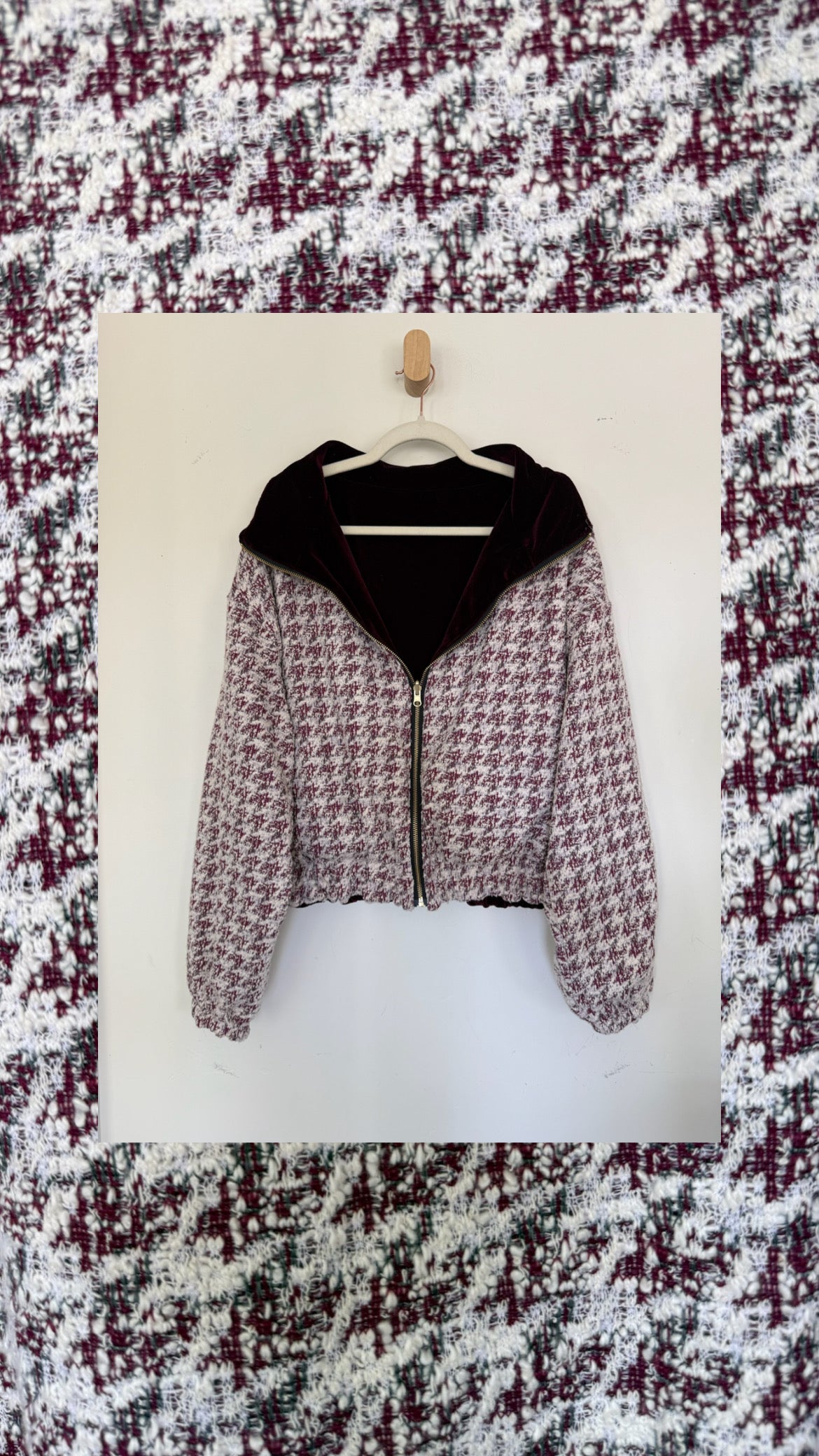 Reversible Upcycled Jacket - Cozy, Oversized & Handmade in San Diego