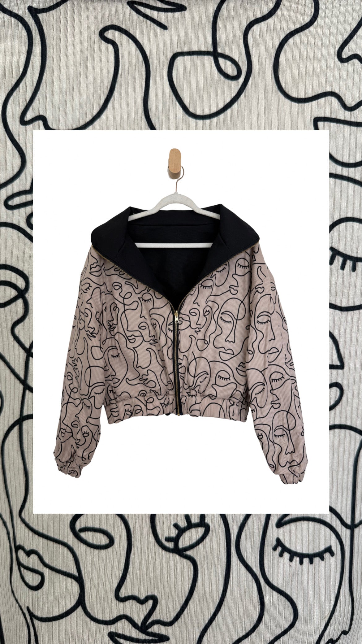 Reversible Upcycled Jacket - Cozy, Oversized & Handmade in San Diego