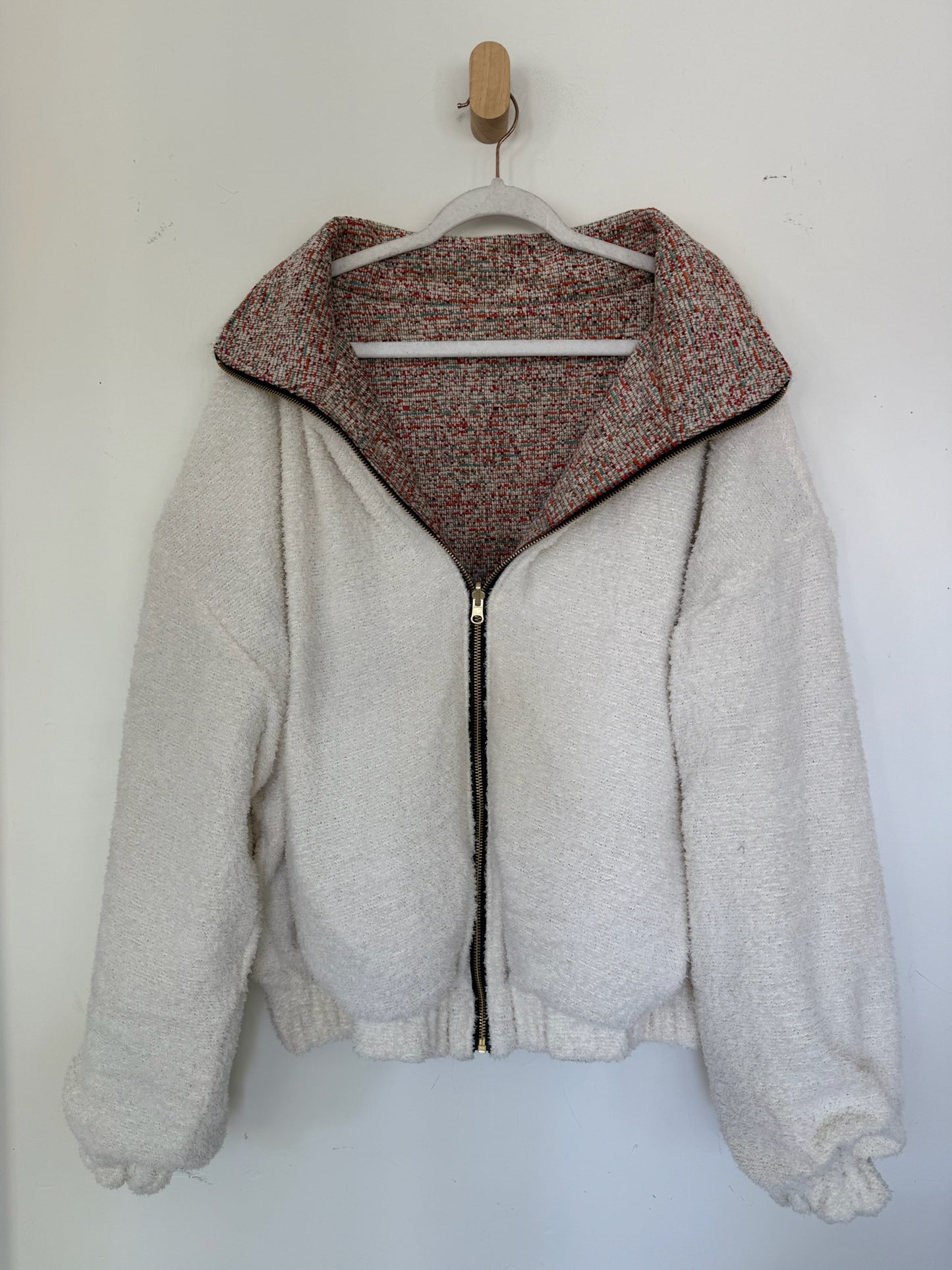 Reversible Upcycled Jacket - Cozy, Oversized & Handmade in San Diego