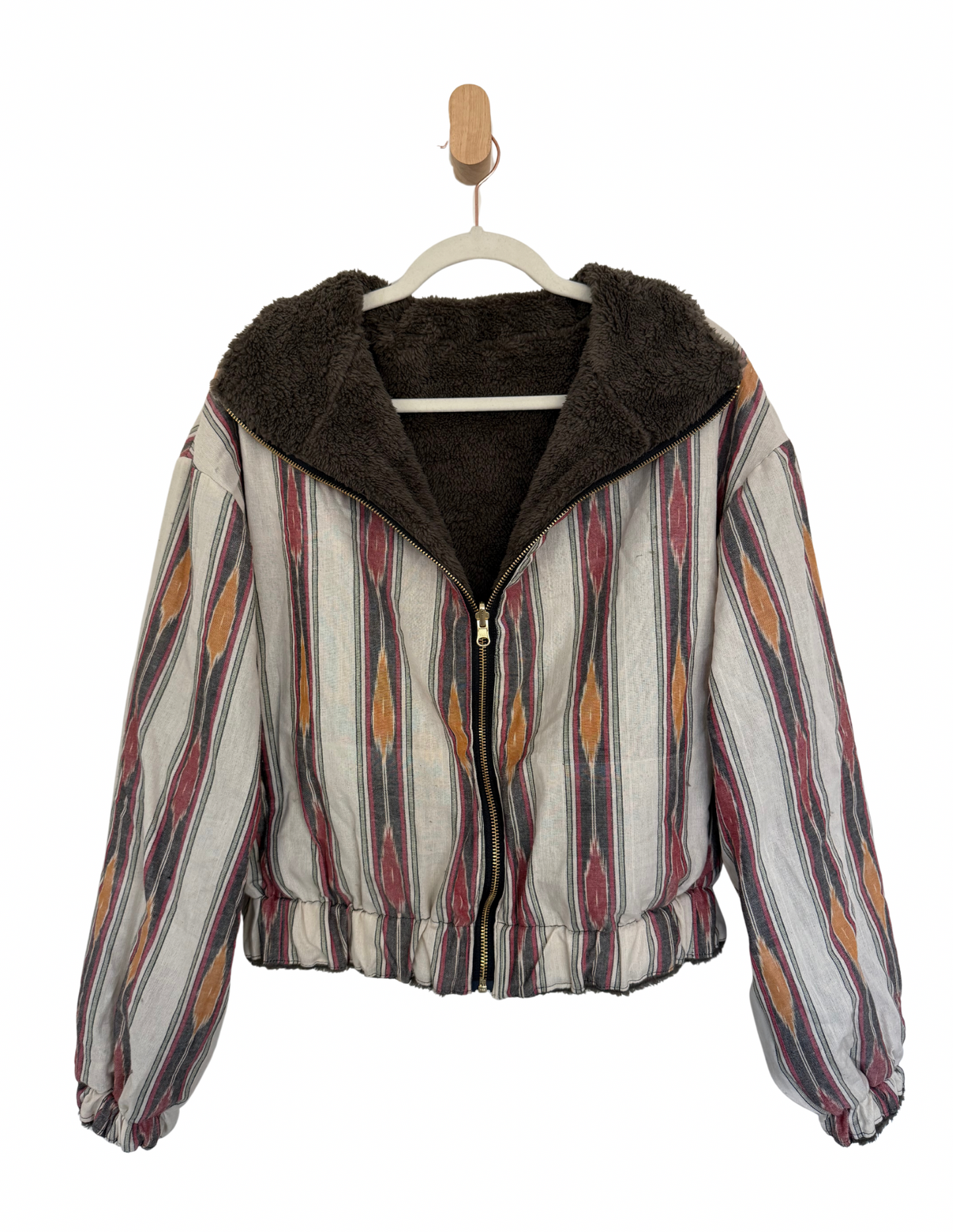Reversible Upcycled Jacket - Cozy, Oversized & Handmade in San Diego