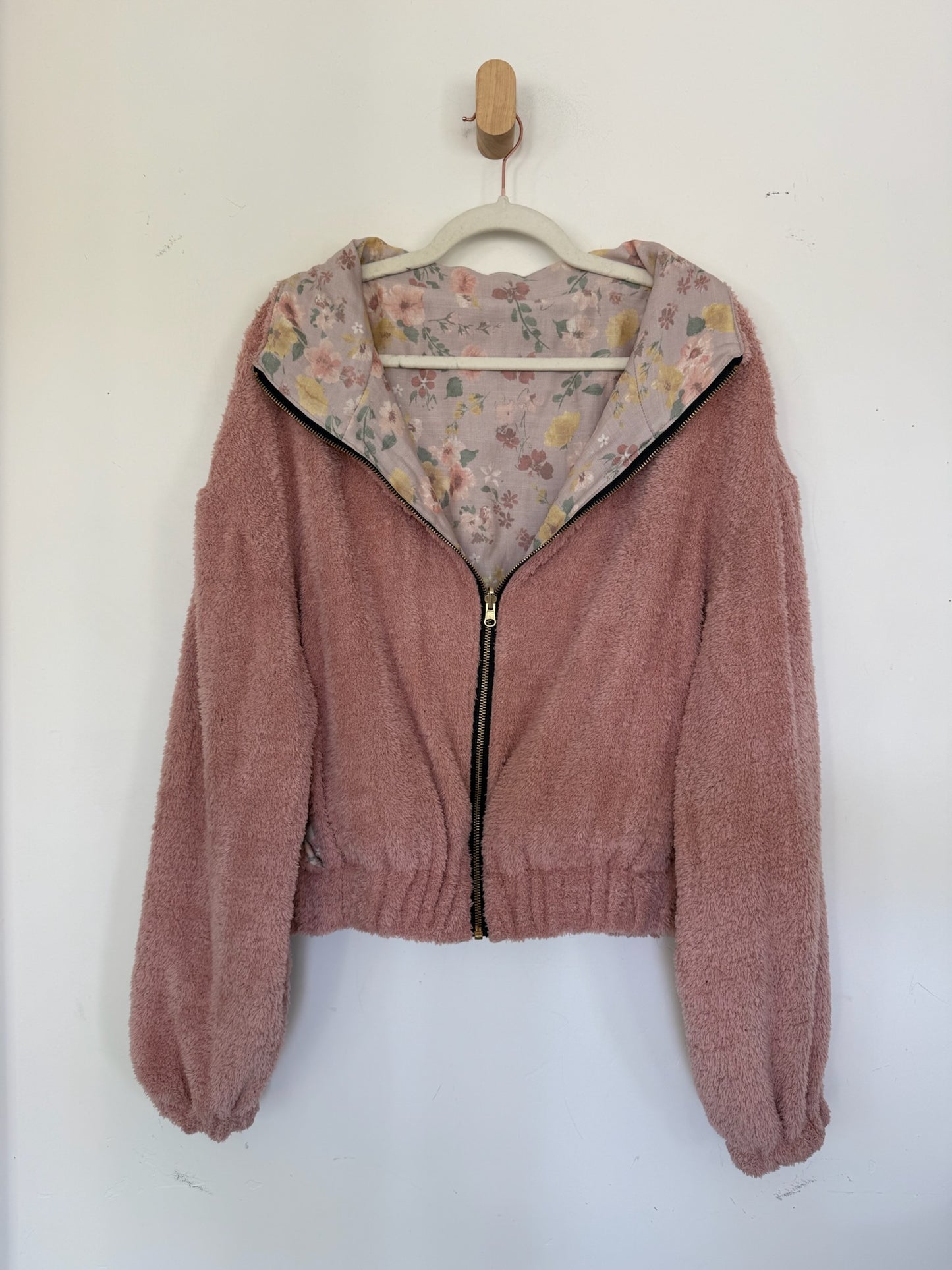 Reversible Upcycled Jacket - Cozy, Oversized & Handmade in San Diego