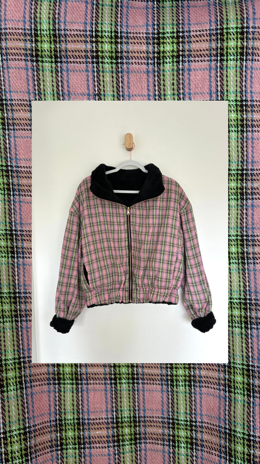 Reversible Upcycled Jacket - Cozy, Oversized & Handmade in San Diego