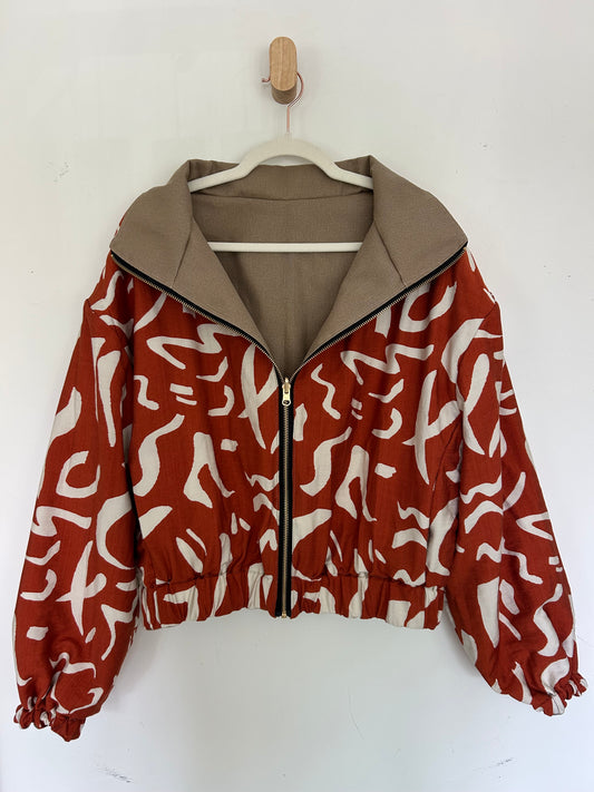 Reversible Upcycled Jacket - Cozy, Oversized & Handmade in San Diego