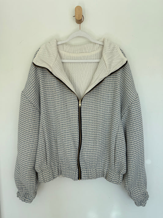 Reversible Upcycled Jacket - Cozy, Oversized & Handmade in San Diego