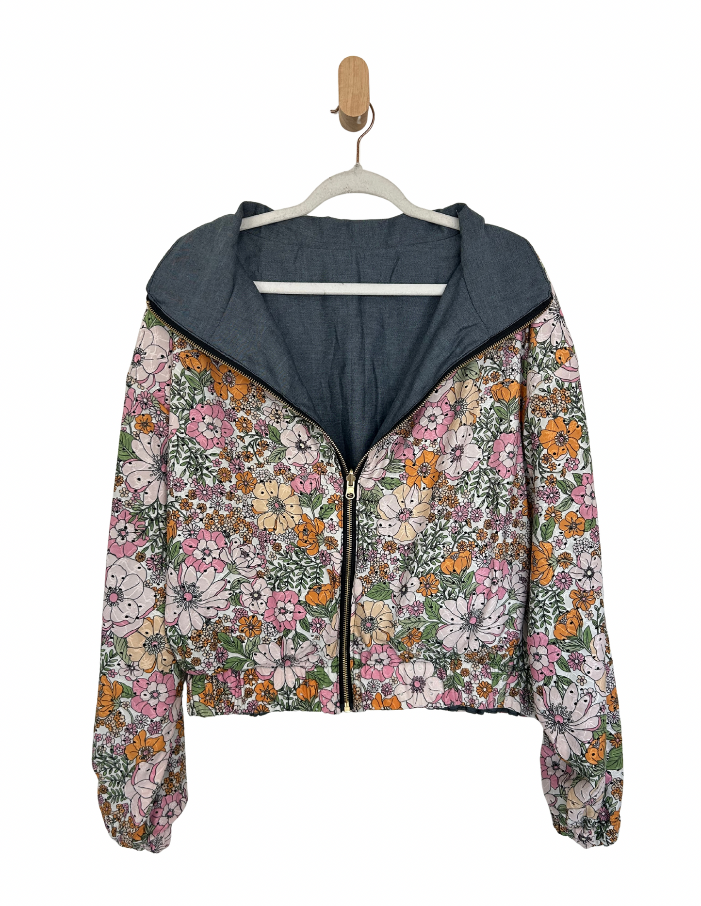 Reversible Upcycled Jacket - Cozy, Oversized & Handmade in San Diego