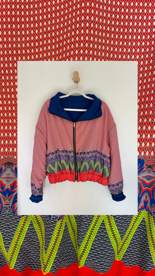 Reversible Upcycled Jacket - Cozy, Oversized & Handmade in San Diego