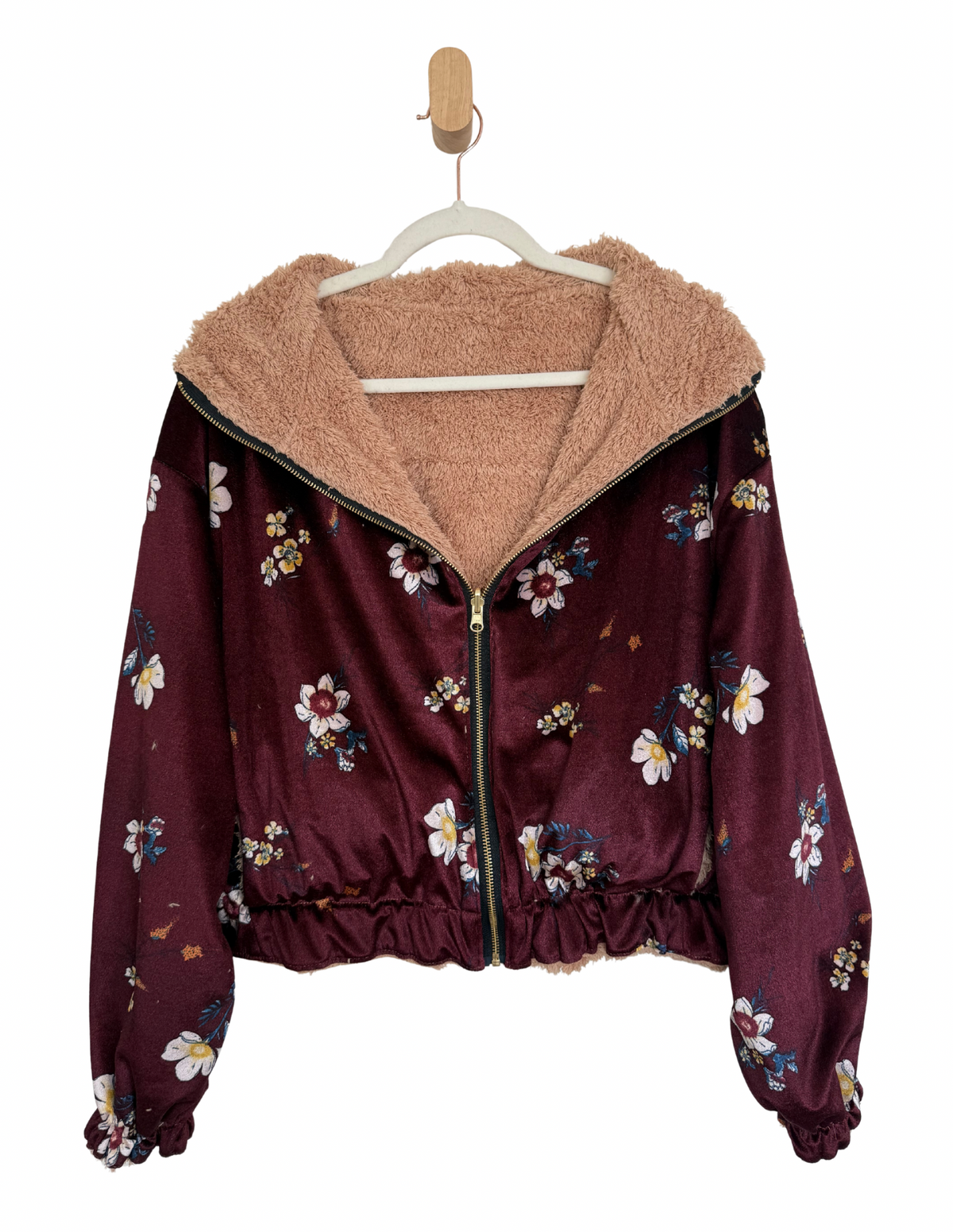 Reversible Upcycled Jacket - Cozy, Oversized & Handmade in San Diego
