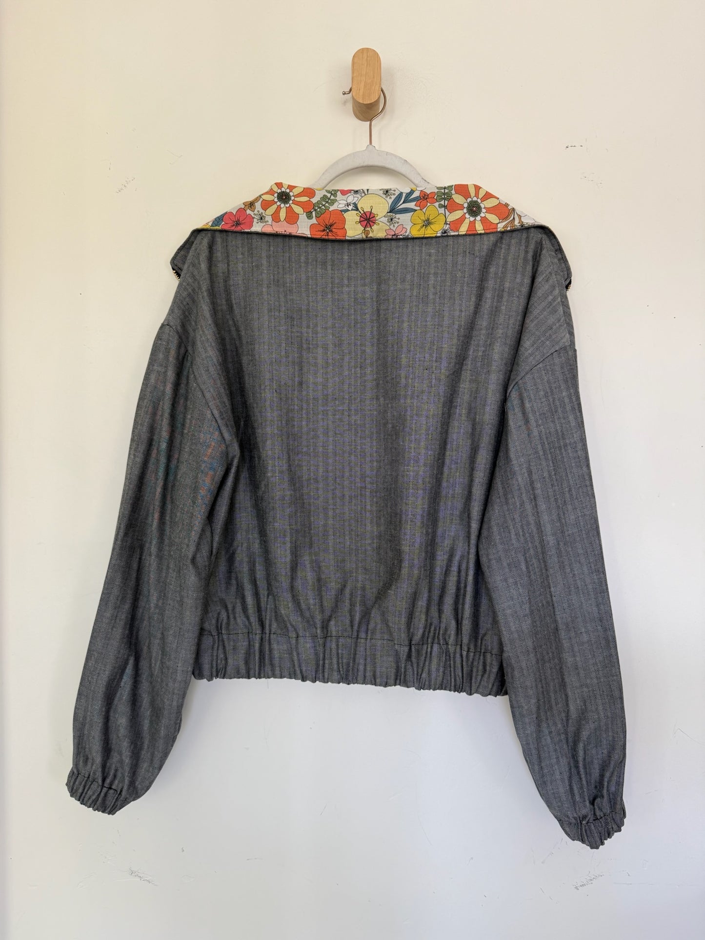 Reversible Upcycled Jacket - Cozy, Oversized & Handmade in San Diego