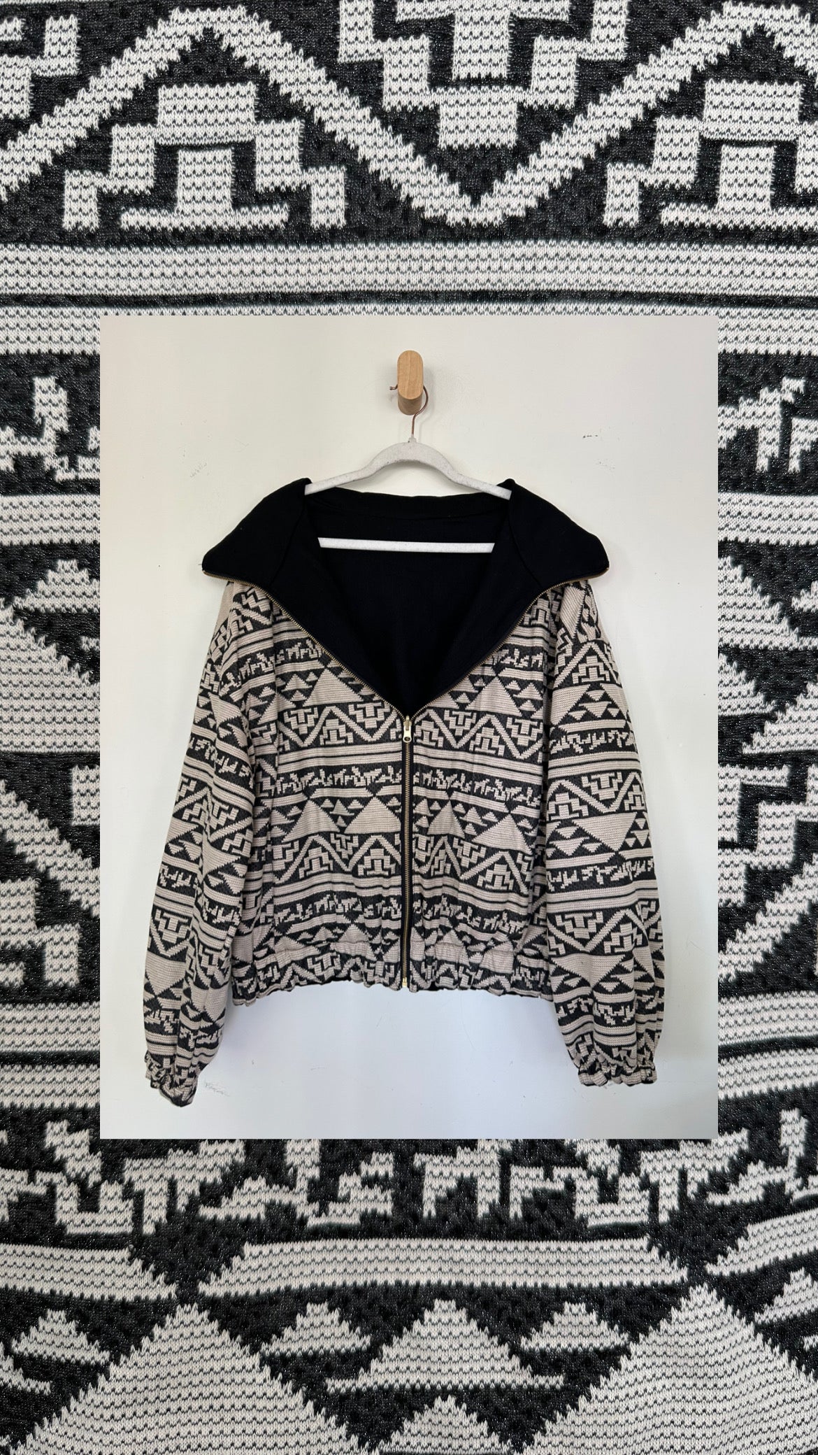 Reversible Upcycled Jacket - Cozy, Oversized & Handmade in San Diego