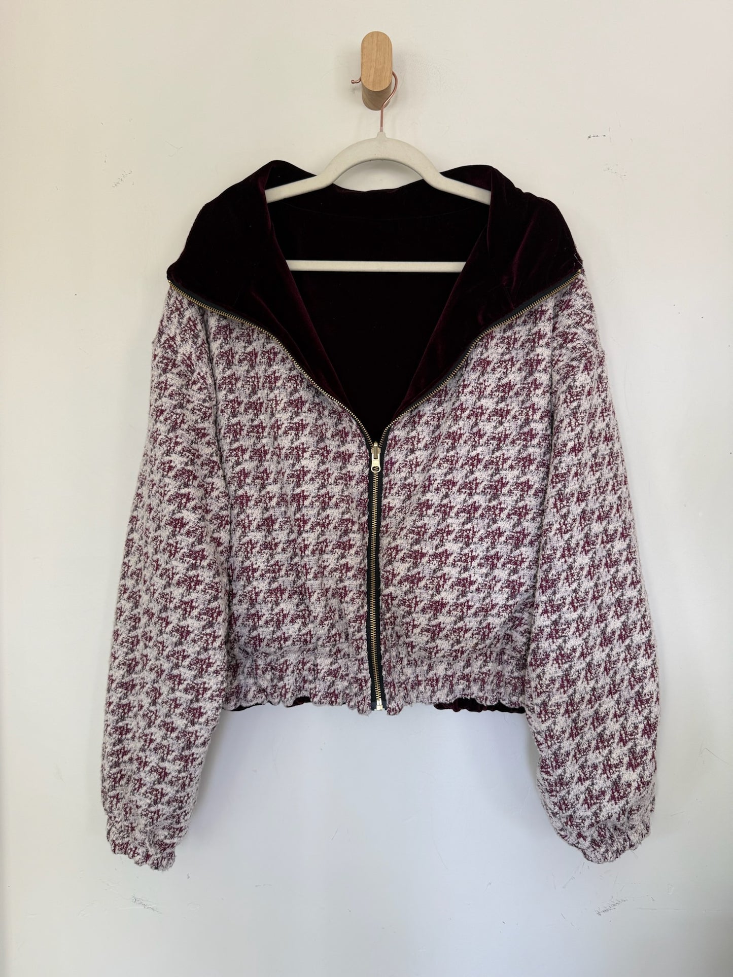 Reversible Upcycled Jacket - Cozy, Oversized & Handmade in San Diego