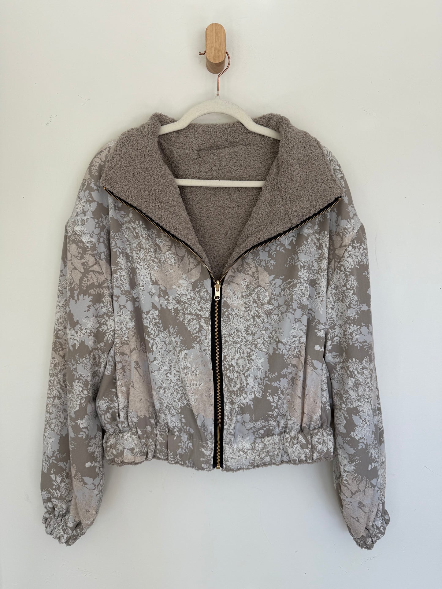 Reversible Upcycled Jacket - Cozy, Oversized & Handmade in San Diego
