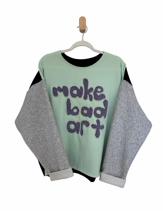 “Make Bad Art” Pullover Sweatshirt